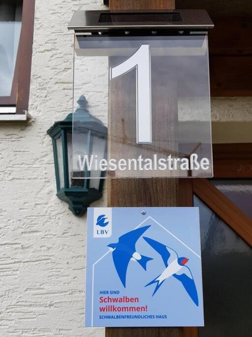 Ferienwohnung Wiesental 89331 Burgau, Wiesentalstrasse 1 Exteriör bild